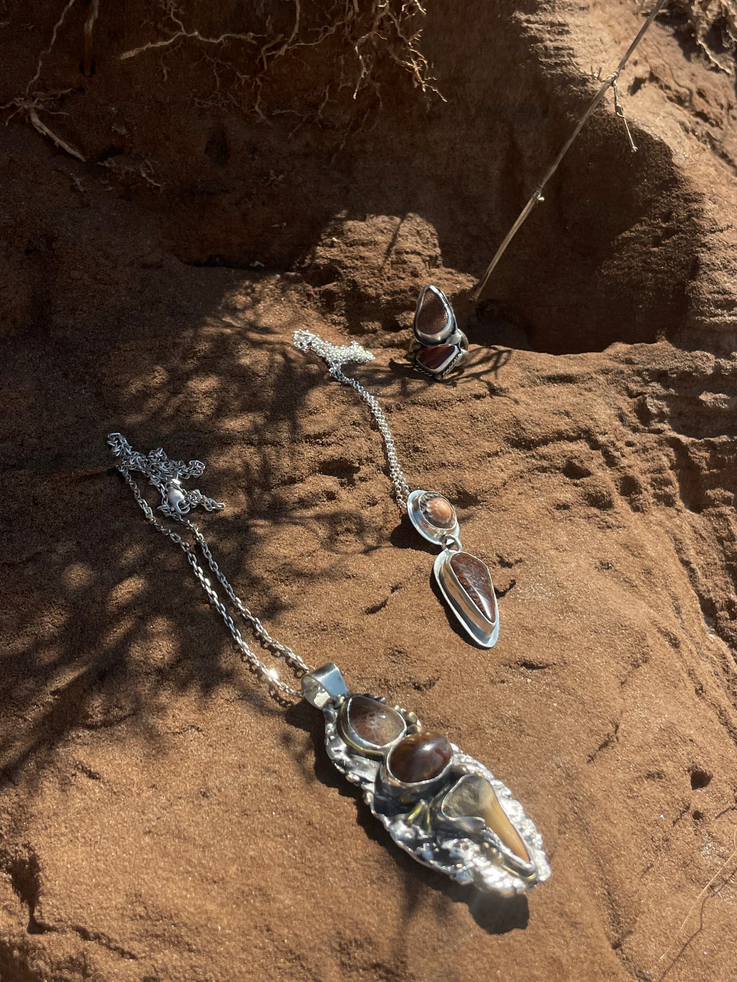 Spiraling Moss Necklace