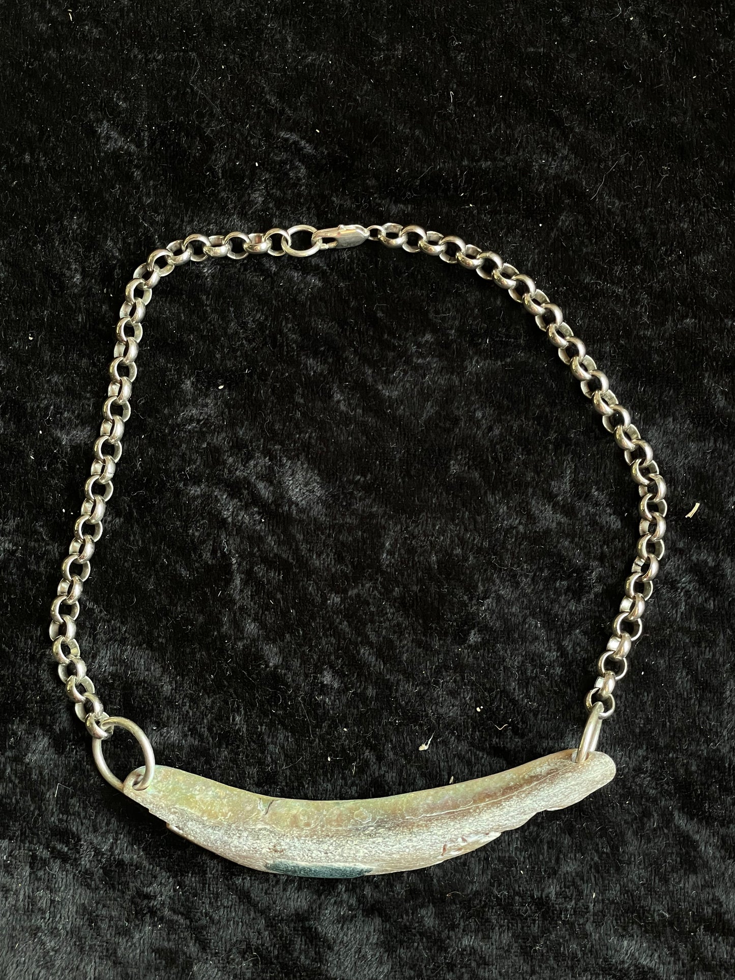 Chunky Abalone Choker Necklace