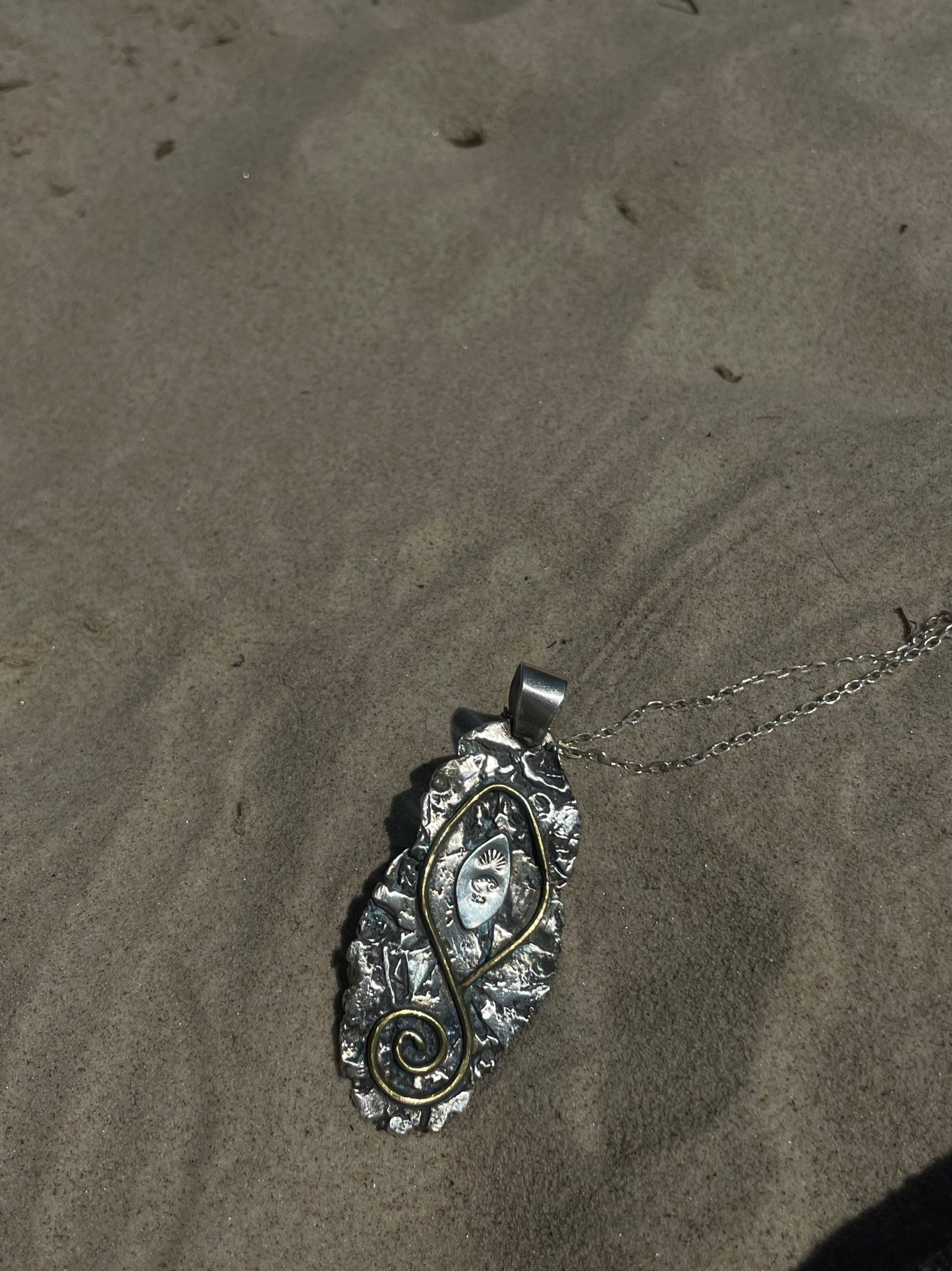 Ocean Fire Talisman Necklace