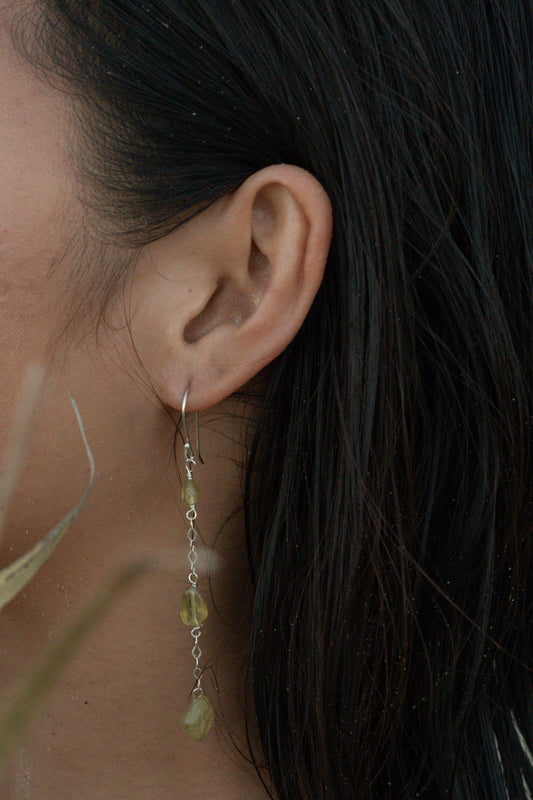 Yellow Apatite Earrings