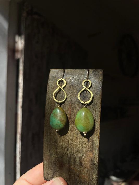 Infinite Green Earrings
