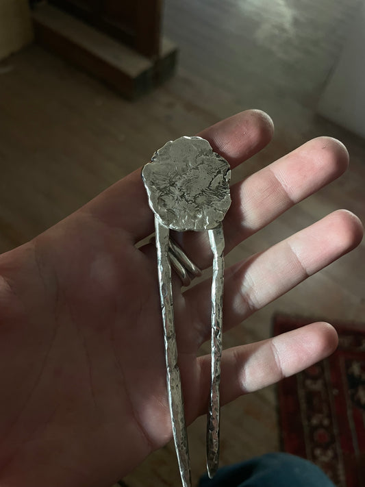 Silver Hair Pin