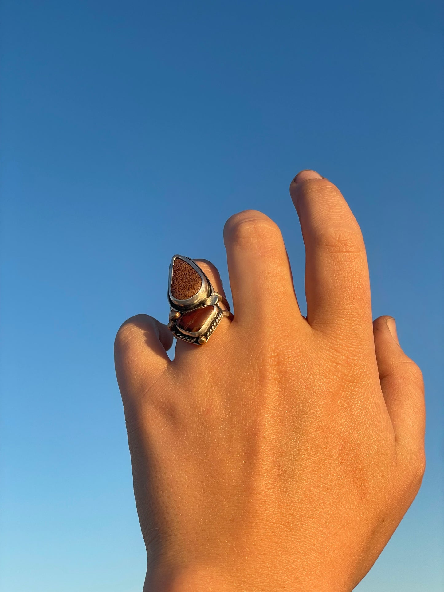 Red Serpent Ring Size 6.5