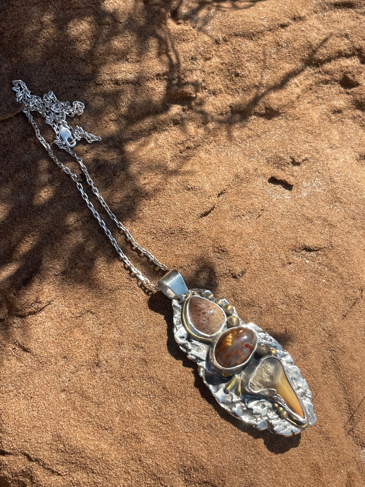Ocean Fire Talisman Necklace