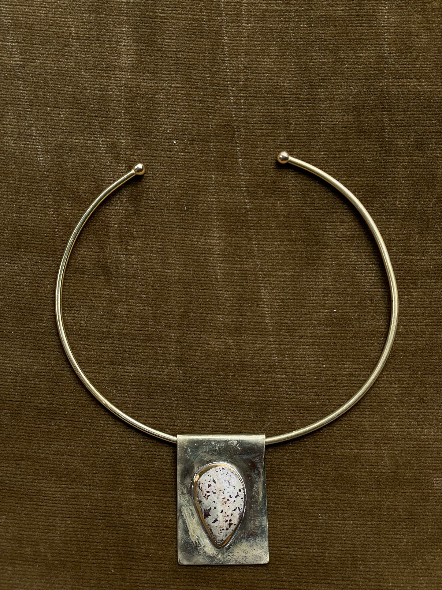Stone Brass Collar