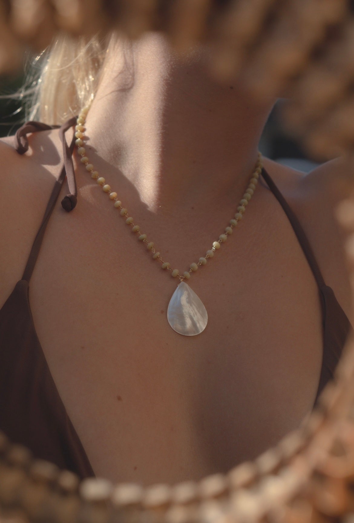 Willow Necklace - Mother of Pearl Necklace