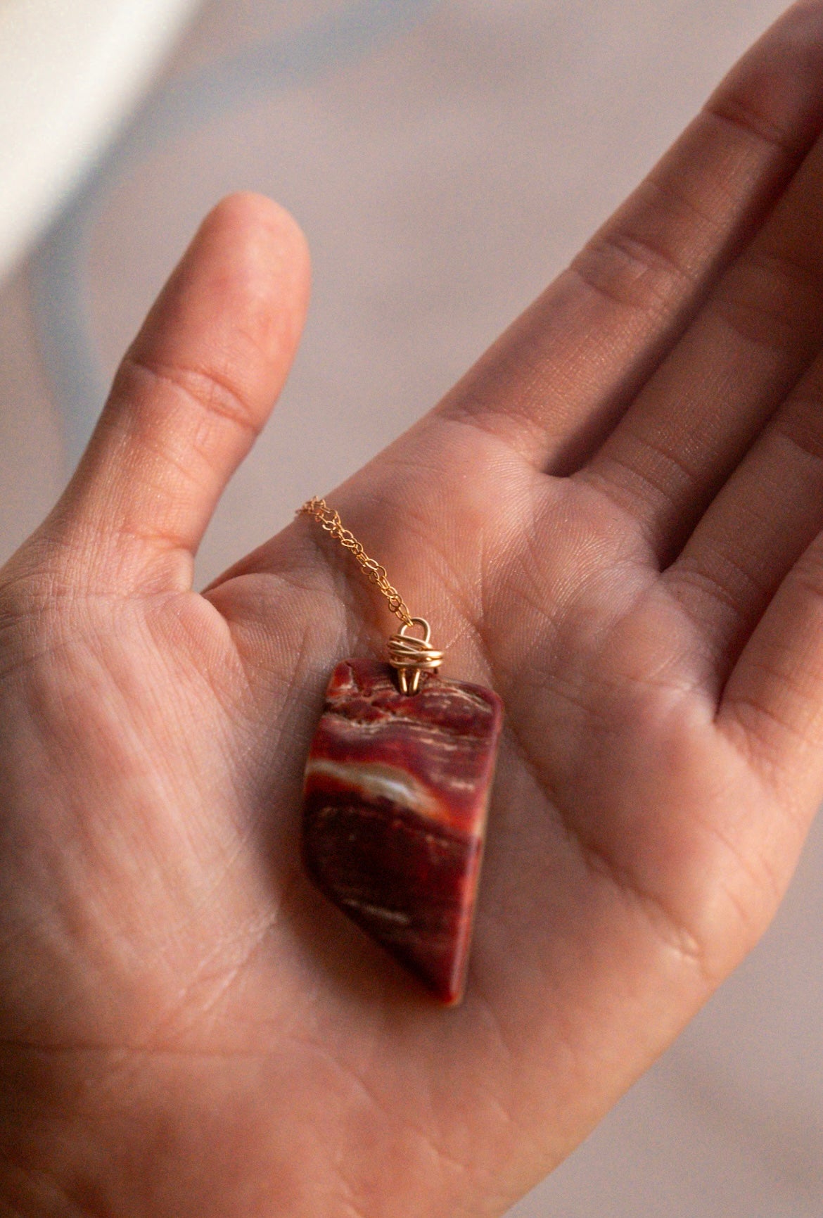 Red Abalone Necklace