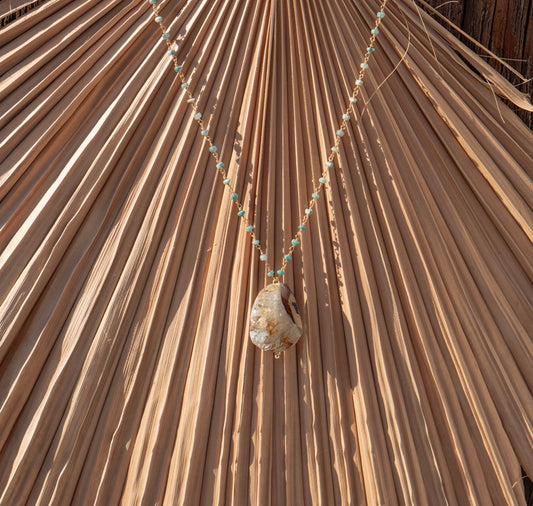 Mako Necklace - Agate