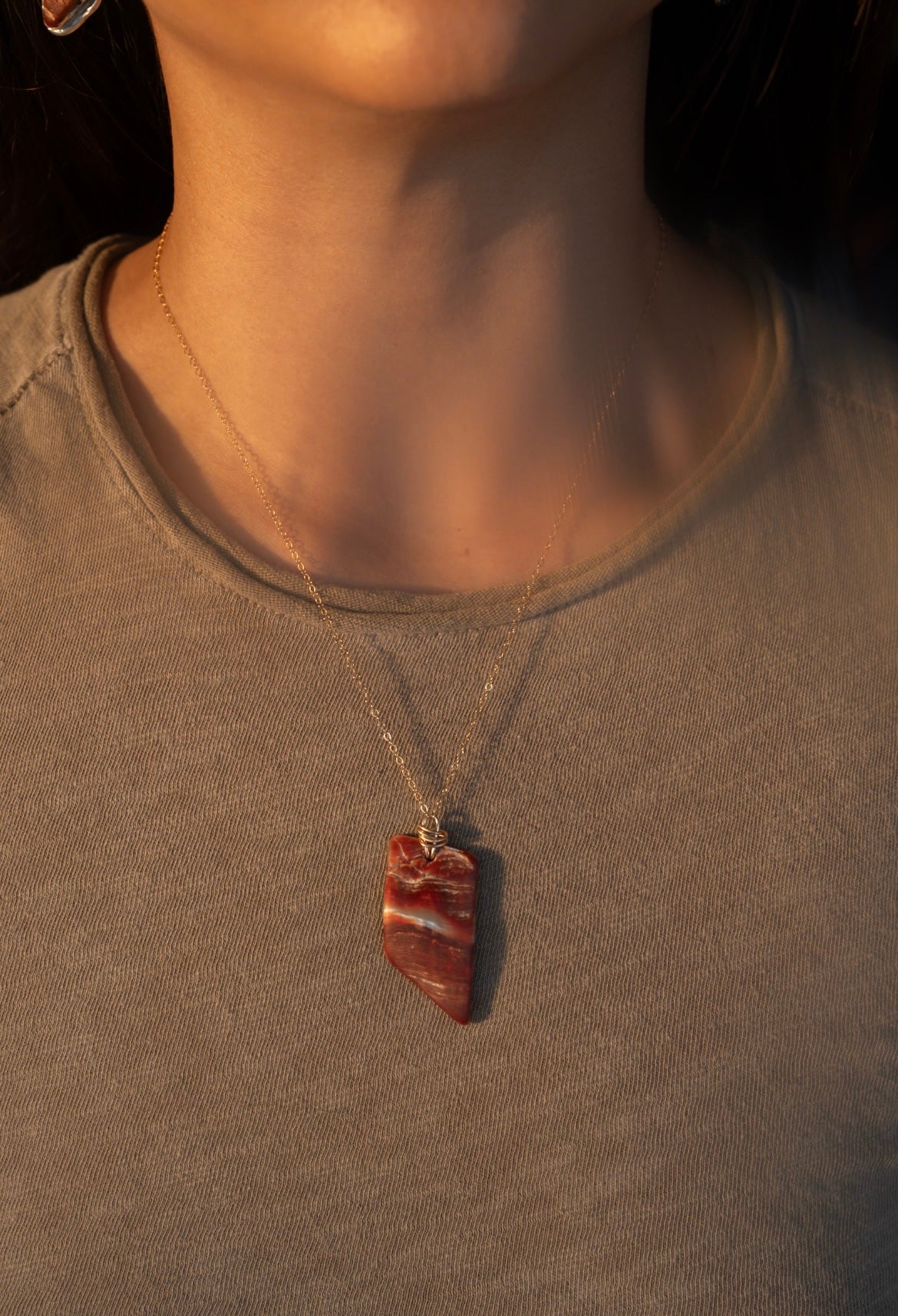 Red Abalone Necklace