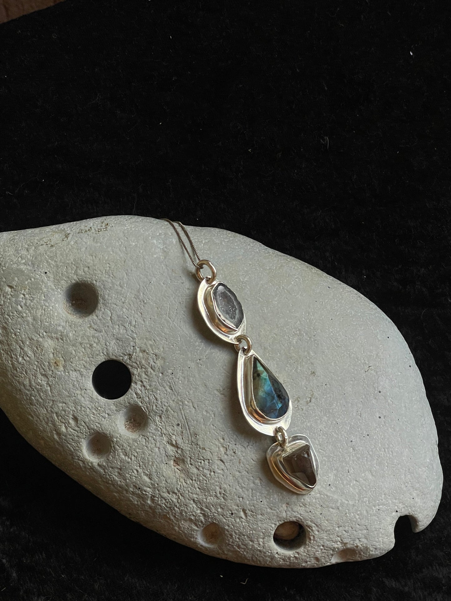 Glistening Dew Drop Talisman Necklace