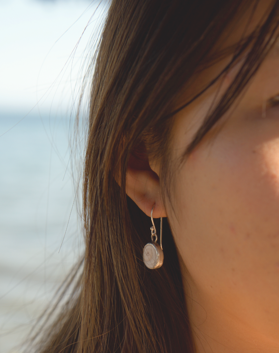 Shiva Eye Shell Earrings